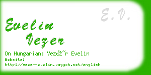 evelin vezer business card